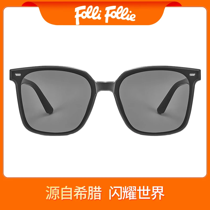 FolliFollie太阳镜大框墨镜UV400防护遮阳镜防晒防紫外线19473