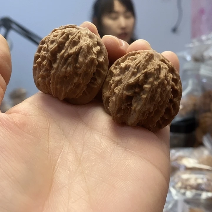 把件文玩核桃38黄杆