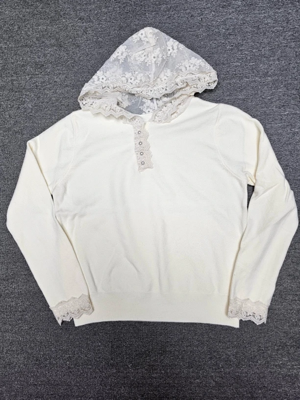 522款号连帽提花常规毛针织衫常规款极简风常规袖长袖套头