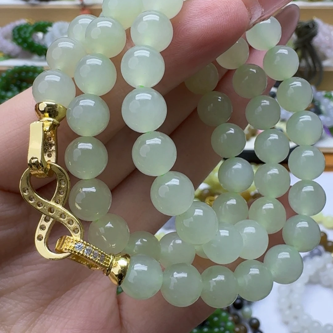 和田玉未镶嵌手链