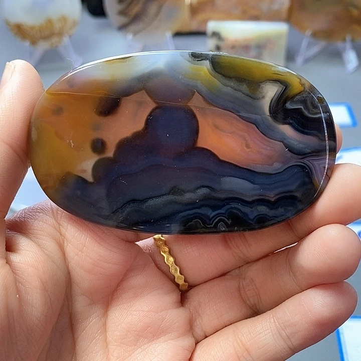 玛瑙/玉髓未镶嵌珠宝半成品