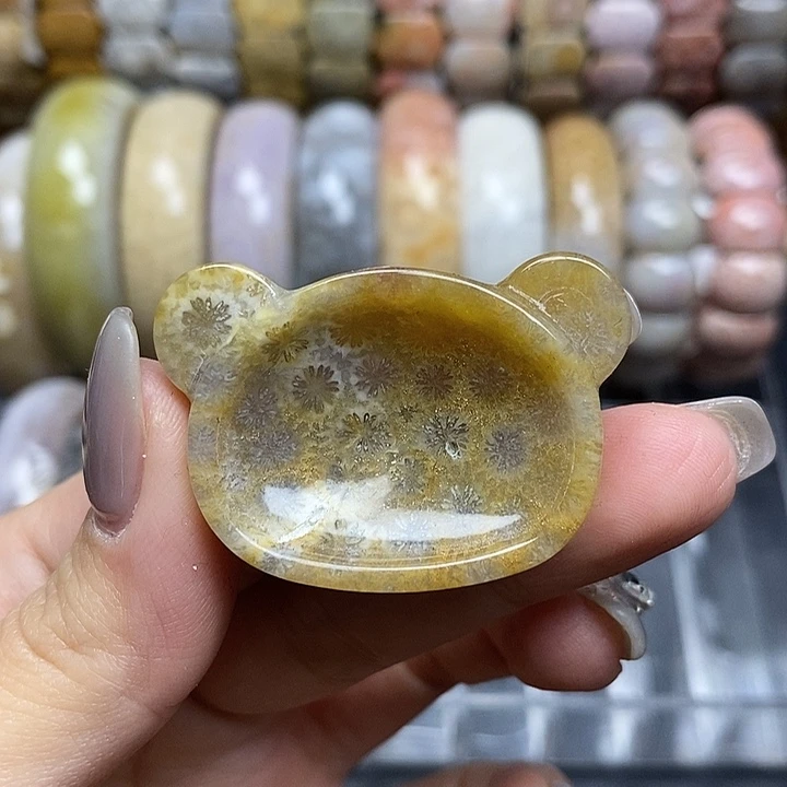 硅化玉未镶嵌好看