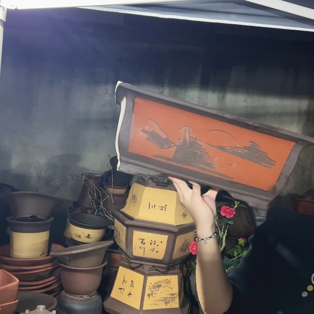 40红马槽花盆花盆花盆