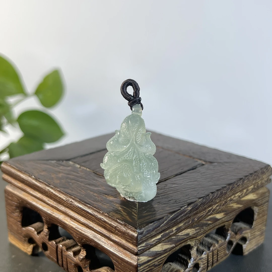 JYA02-89  天然缅甸翡翠A货 百财聚来