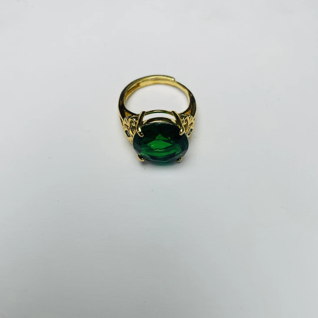 【洛美优选】F316-1绿开口戒指多样性发一件