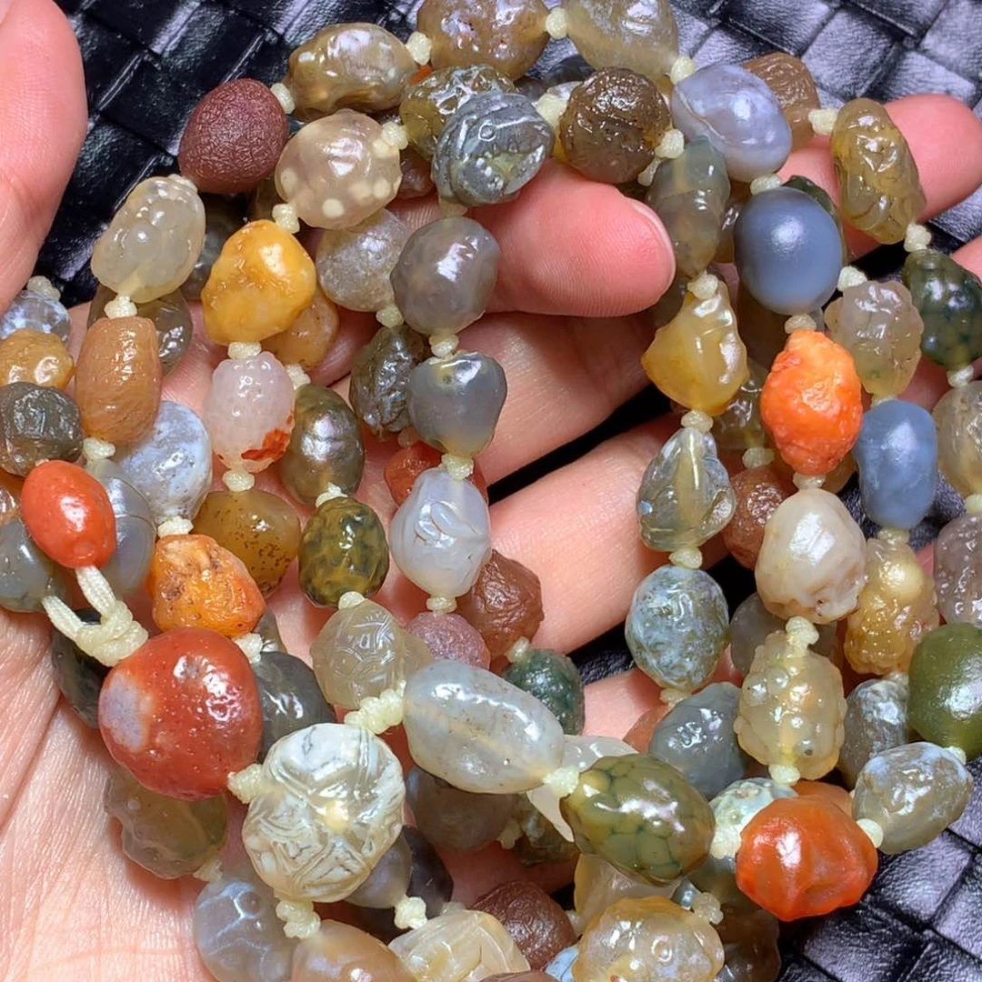 未镶嵌玛瑙/玉髓珠宝半成品