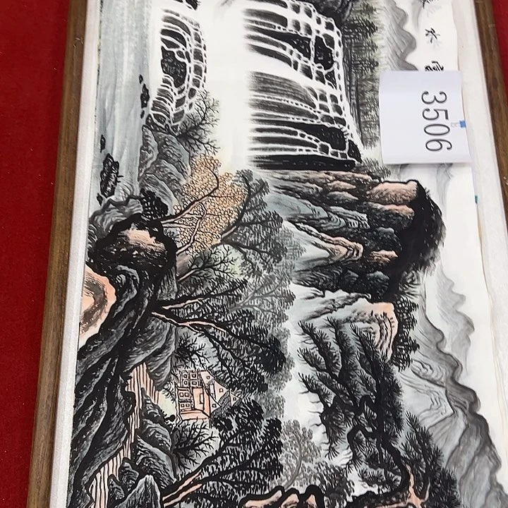 国画新年快乐纯手绘纯手工