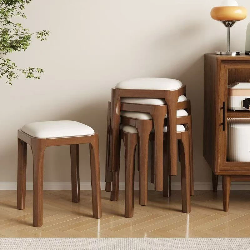 实木家用餐凳可叠房实木面包凳