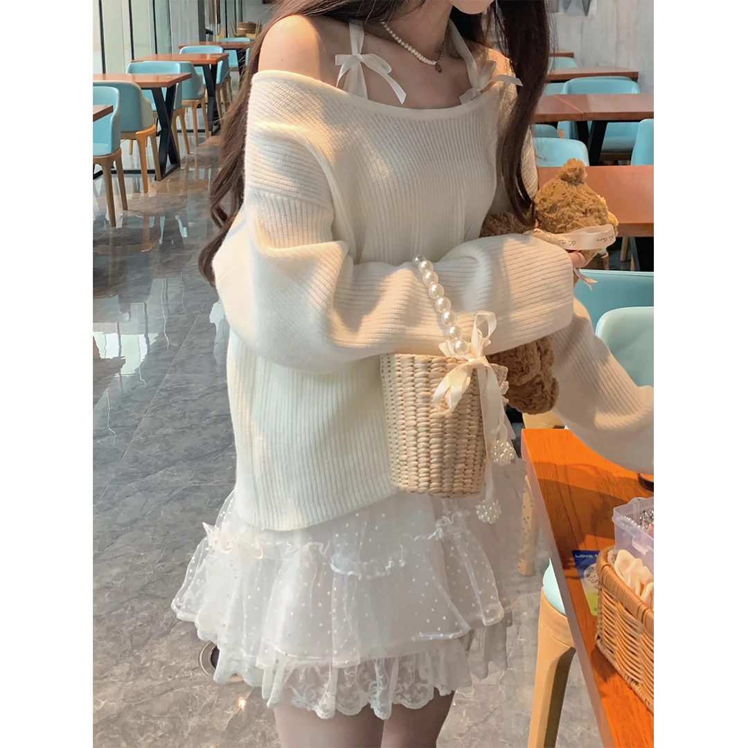 THE TURE原创少女心愿针织套装