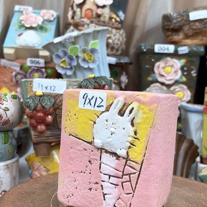 红陶粗陶多肉花盆