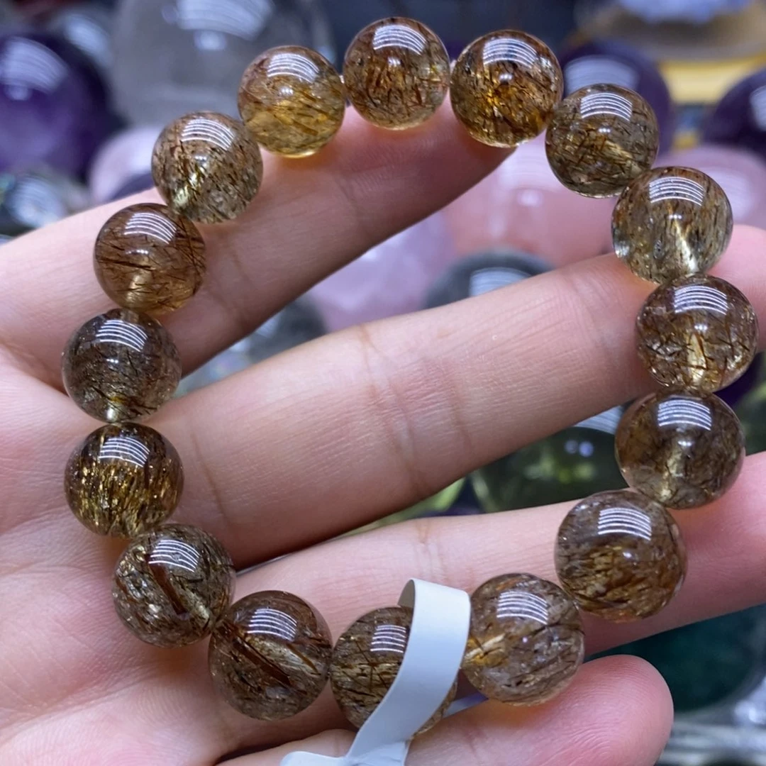 未镶嵌珠宝半成品紫晶黑金超七
