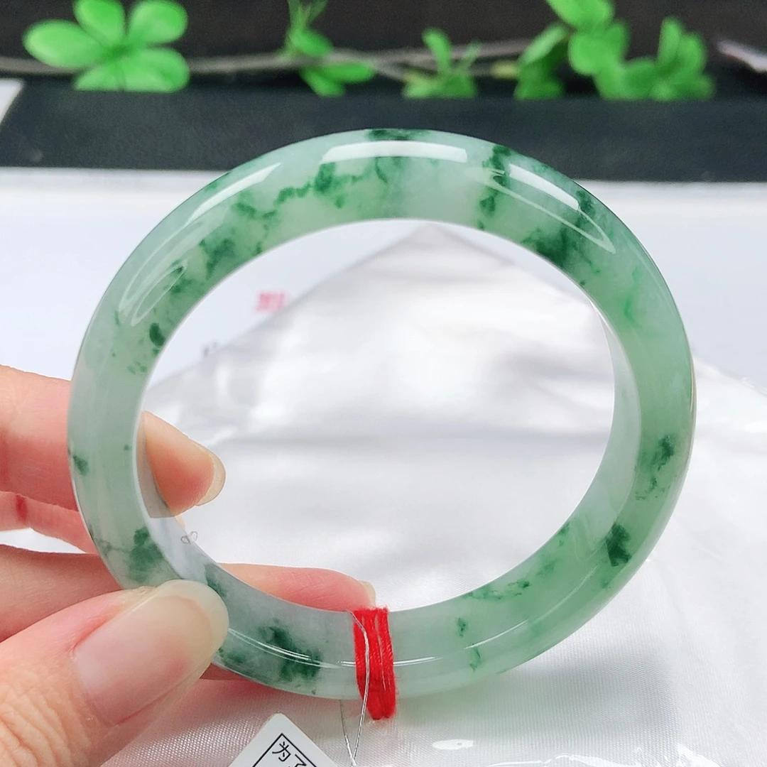 翡翠未镶嵌手镯56➕圈