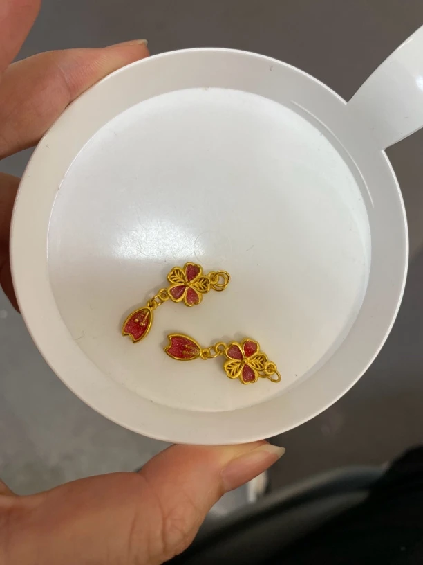 足金999烧蓝转运珠