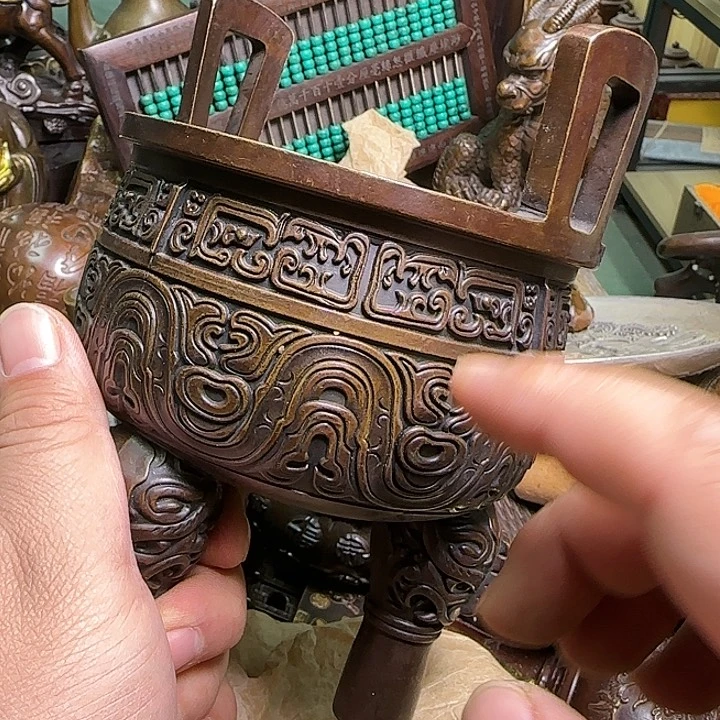 铜器办公室茶室摆件