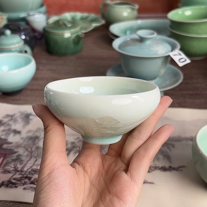 小米茶器龙泉青瓷