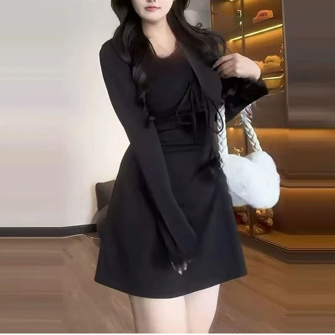 （大肥）大码新款秋冬可爱俏皮显瘦好看收腰长短裙