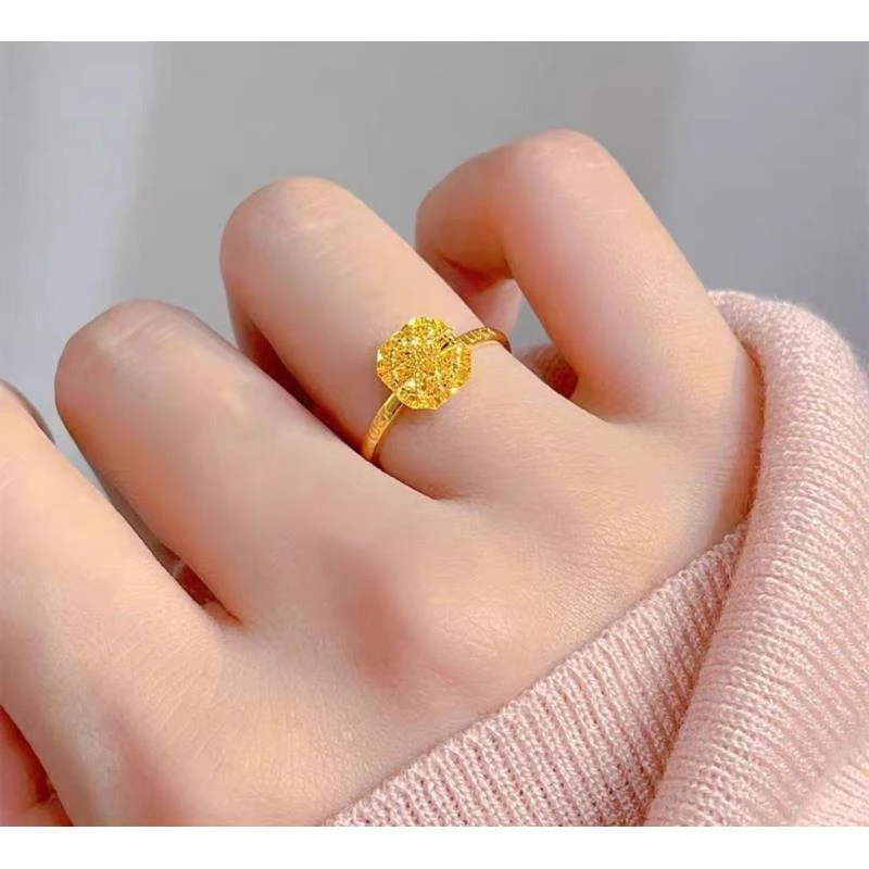 足银戒指 足银 方糖戒指999 【GSR009-00】