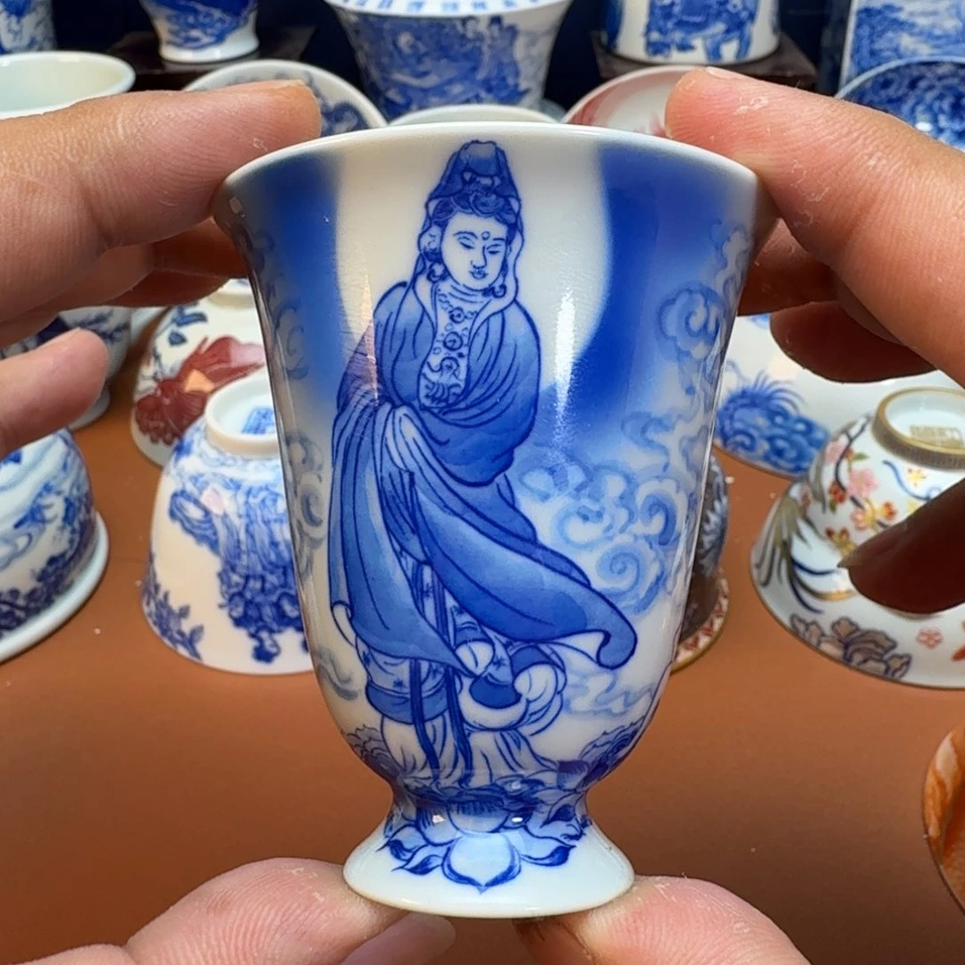 杯子景德镇全手工手绘陶瓷
