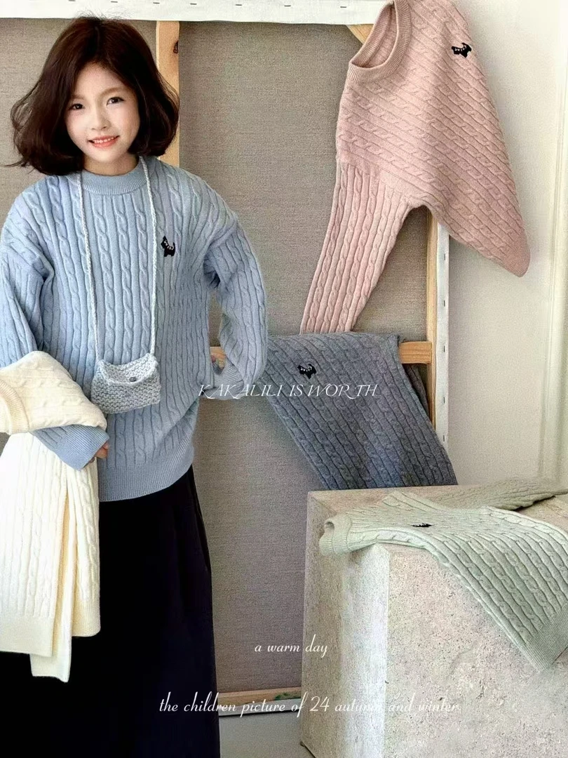 309儿童时尚休闲套头毛衣-9230