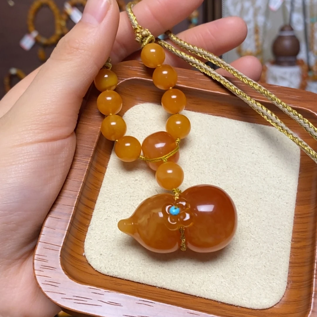 【闪购商品】蜜蜡颈饰未镶嵌项链