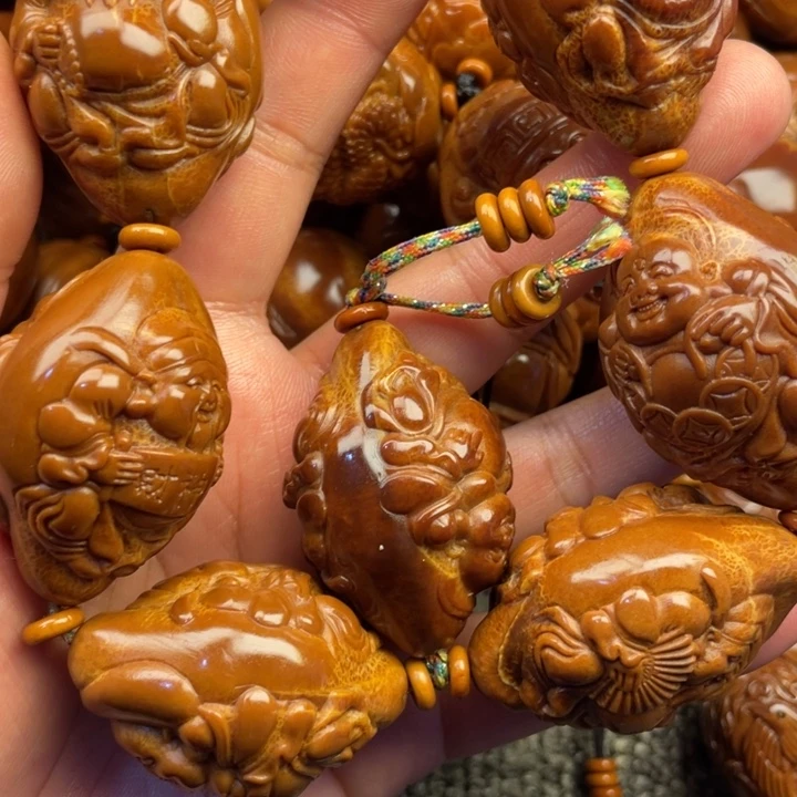 橄榄核吊坠紫*橄榄核手持