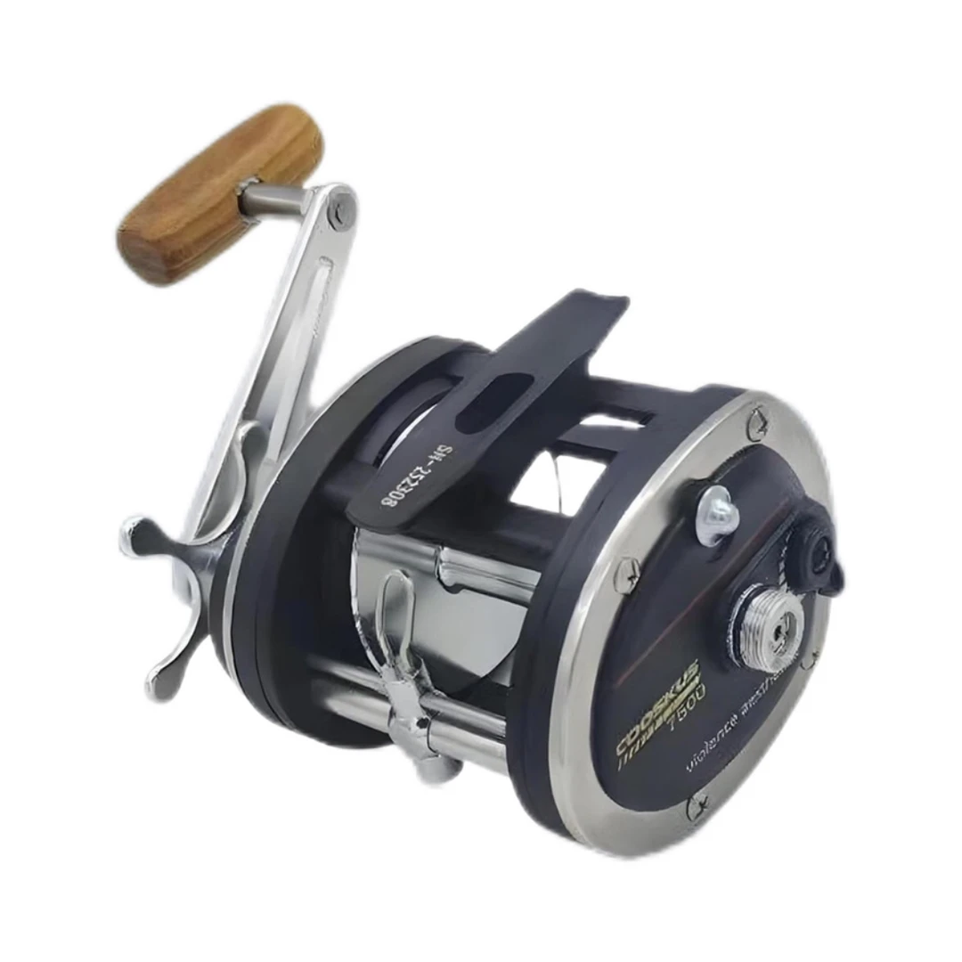 库丝卡丝7500可视渔轮磁力刹车防炸线左右手互换高速鼓轮专用