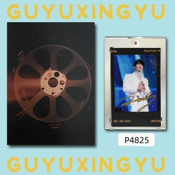 P4825【王赫野】正品拍立得照片 黑胶