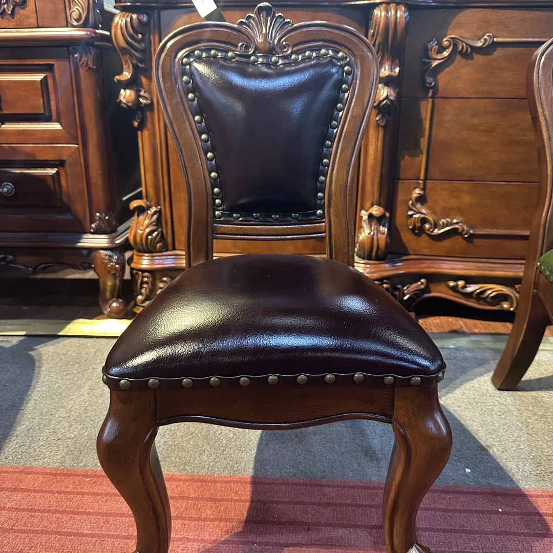 棕色儿童椅美式椅子320*330*630 坐高300