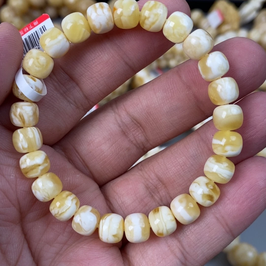 蜜蜡未镶嵌珠宝奇石8.6mm 9.4g