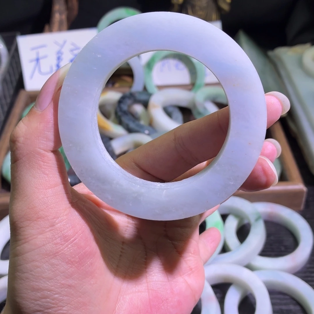 定制翡翠未镶嵌缅甸翡翠A货手镯毛胚定制