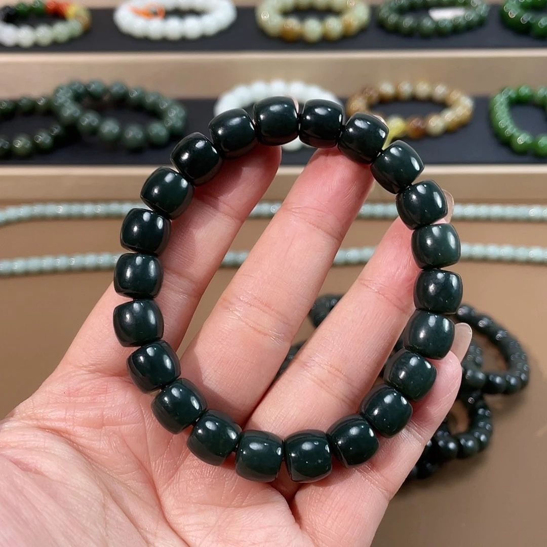 和田玉手链未镶嵌塔县 10