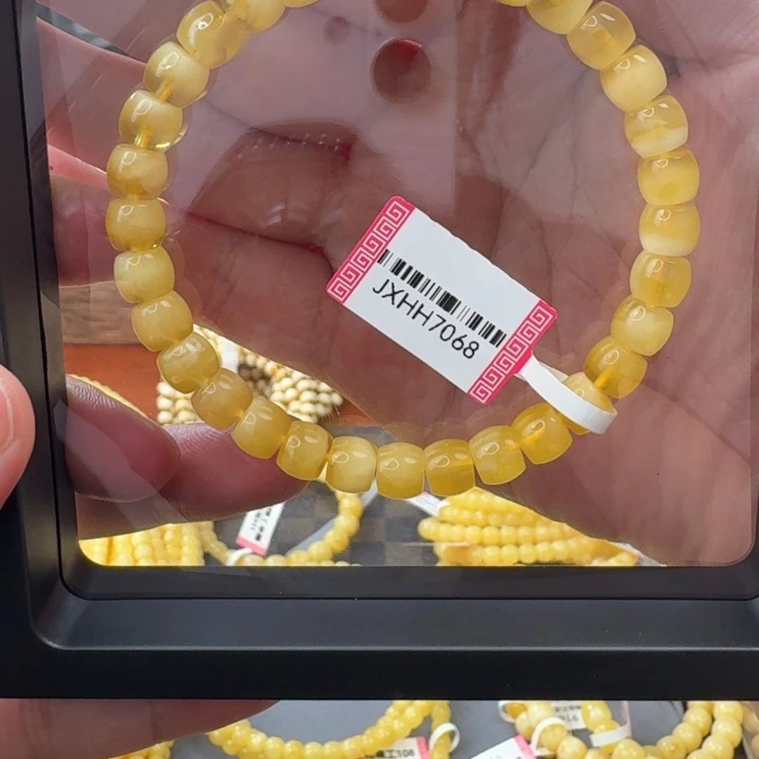 琥珀未镶嵌手链手串