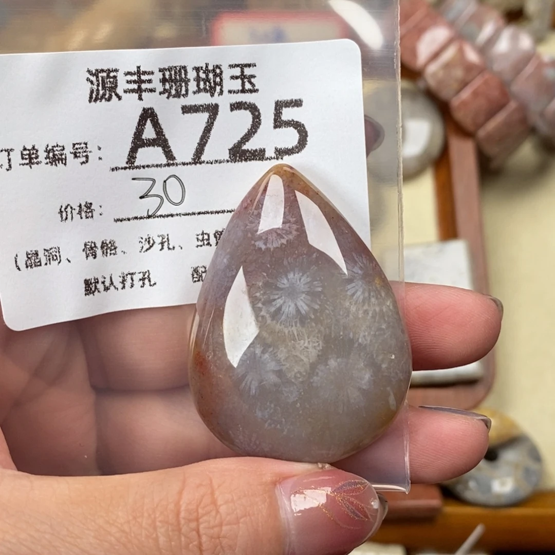 栀***欣硅化玉未镶嵌颈饰