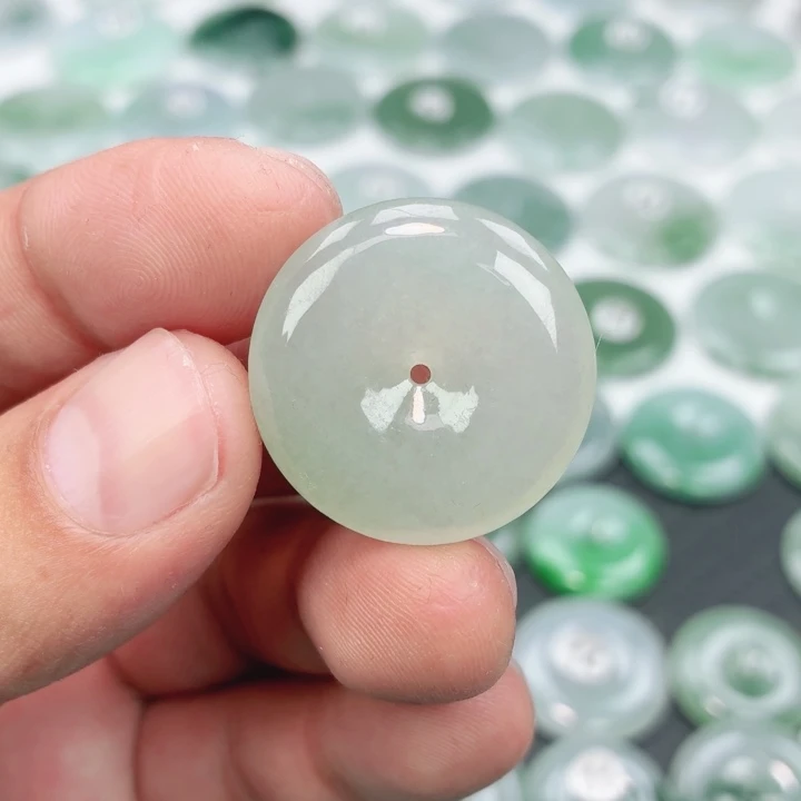 翡翠未镶嵌颈饰缅甸天然A货翡翠27-6.0