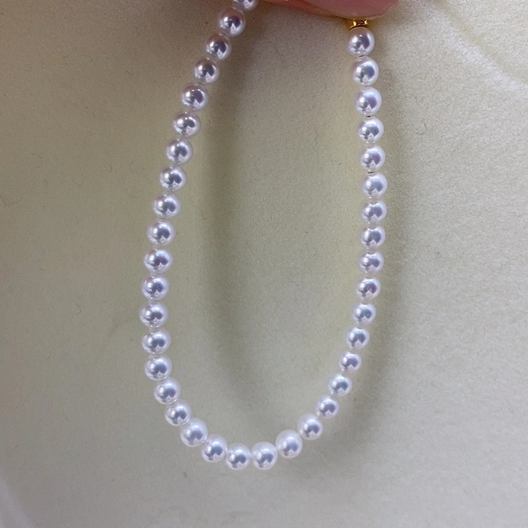 银S925镶嵌手串淡水珍珠