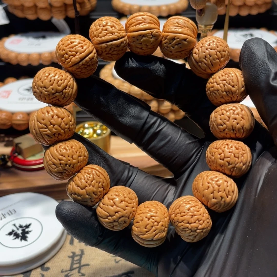 浓***@桃核手串磨盘手串