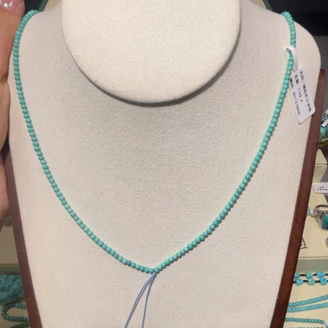 绿松石未镶嵌小米链