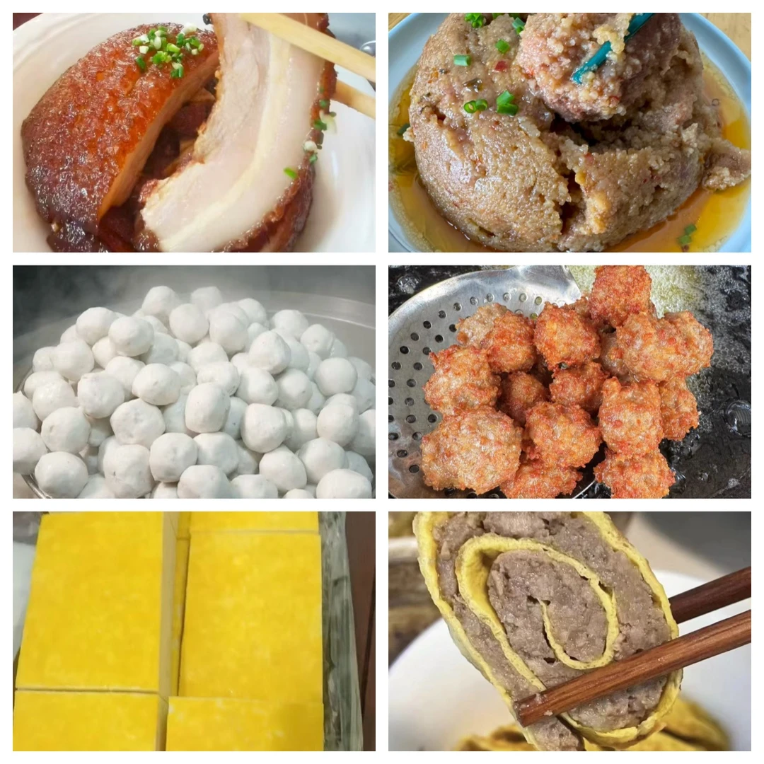 整酒口味土猪肉新鲜现做扣肉粉蒸排骨鱼糕鱼丸加热即食顺丰包邮