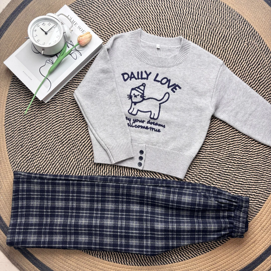 IEF/爱依服时尚套装2025秋冬新款毛织日常休闲通勤气质上下套装