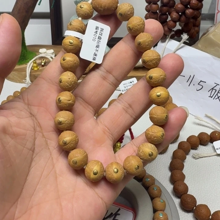凤眼菩提手串九****】11.5mm凤眼手串铜
