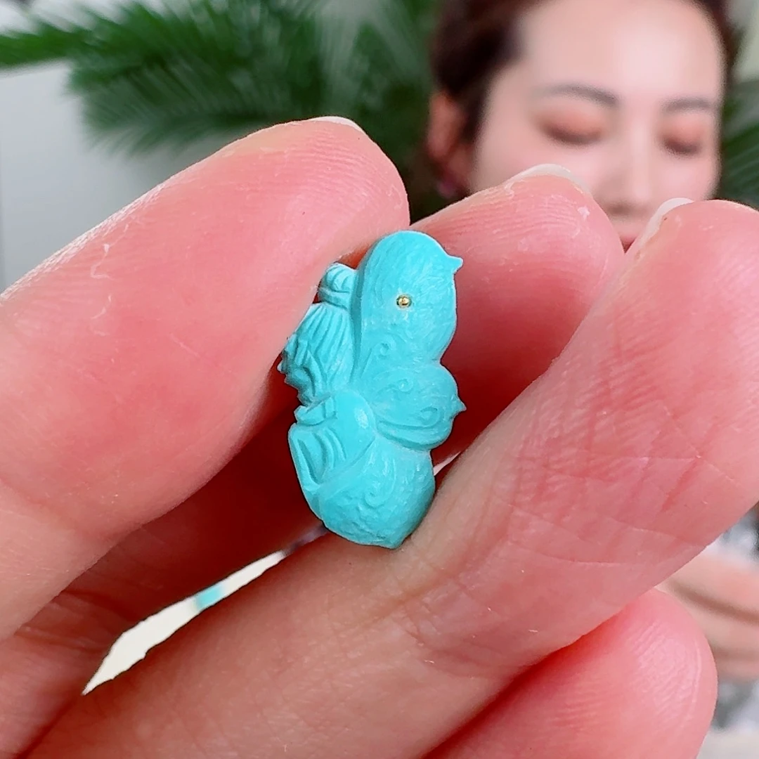 未镶嵌绿松石珠宝奇石