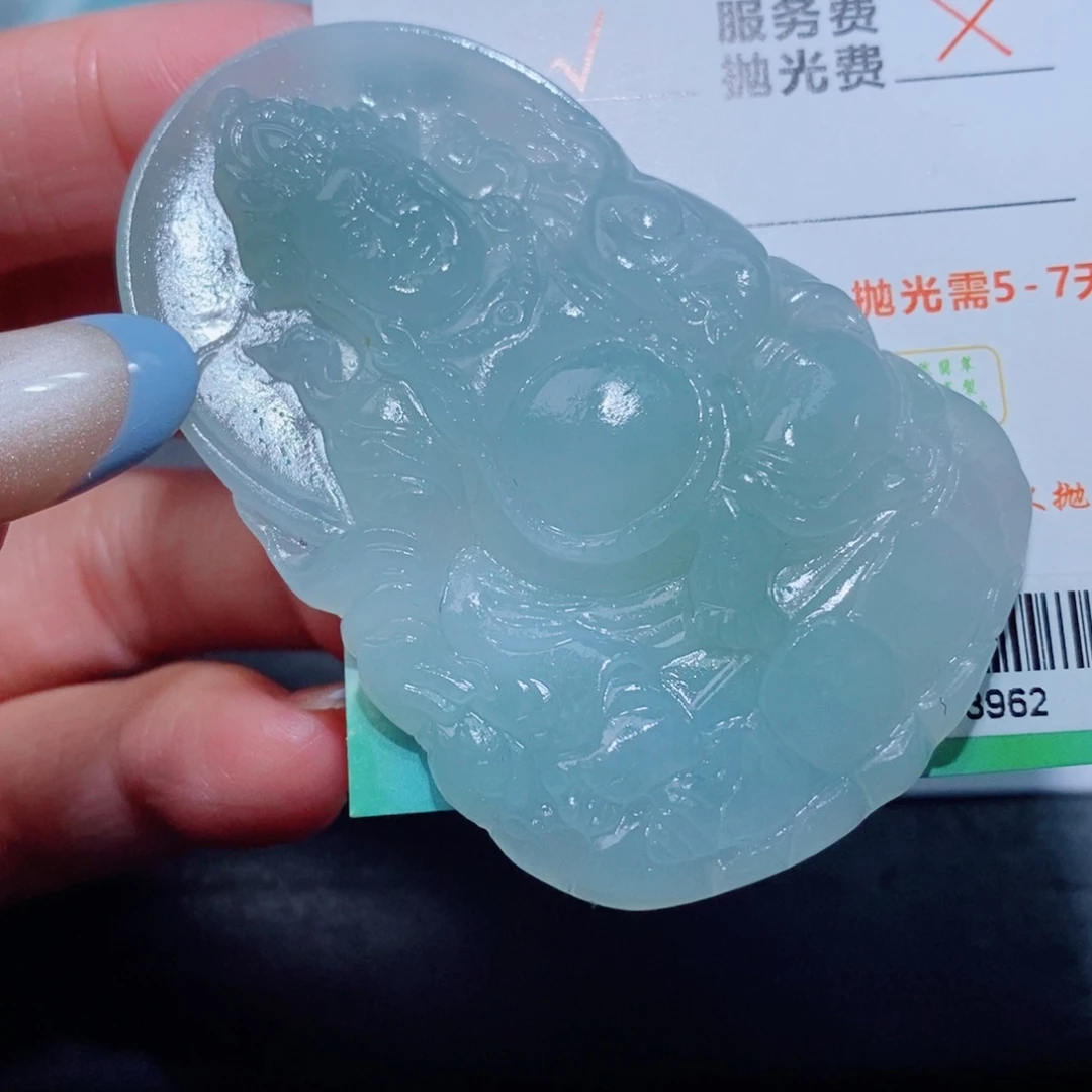 定制翡翠未镶嵌定制毛货翡翠挂件