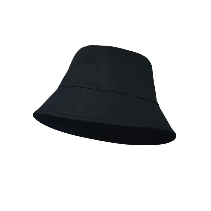 【南一】春夏款渔夫帽大头围女帽遮阳帽黑色高级感休闲女士渔夫帽