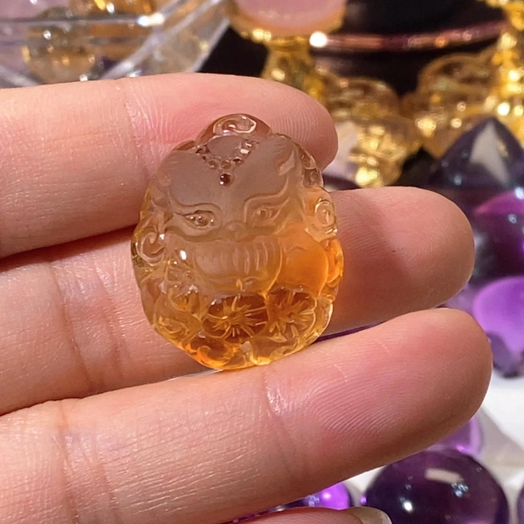 妮***6颈饰未镶嵌水晶天然水晶吊坠