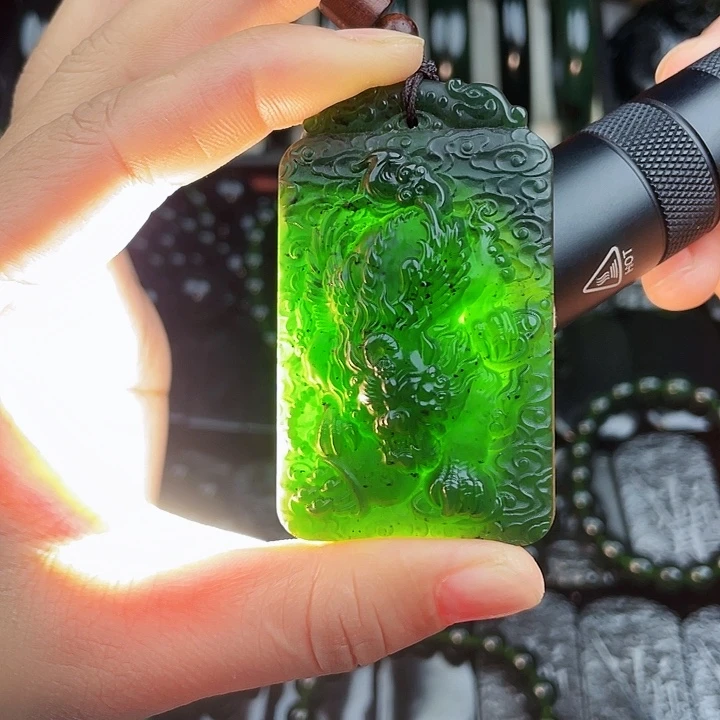 蛇纹石玉未镶嵌手串泰山玉貔貅