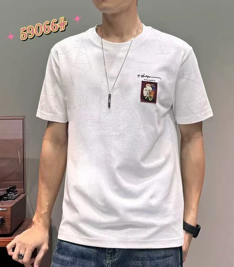 QG半袖衫潮流纯色多巴胺设计师款穿搭59066