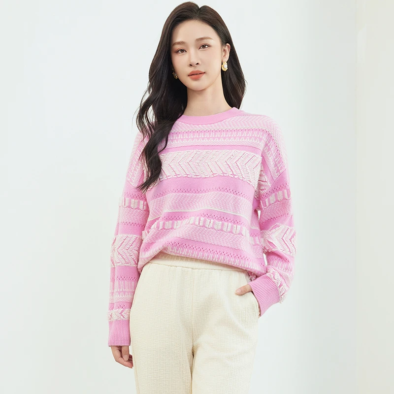 【达人专属】佳人苑毛针织衫女冬季新款JX345060