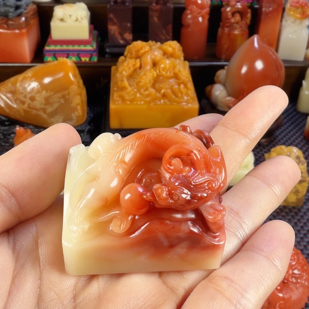 印石寿山石寿山芙蓉石印章