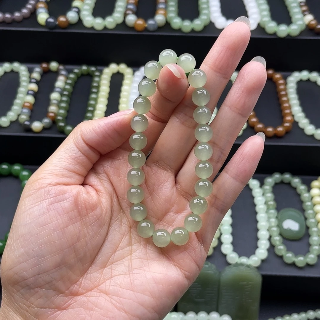 和田玉未镶嵌手链