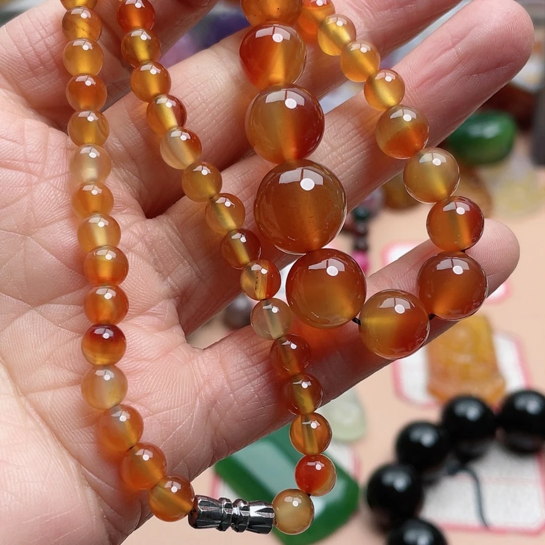 玛瑙/玉髓颈饰合金转****?